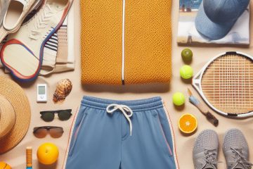 Suitable clothing for playing beach tennis on the beach. The beach tennis racket does not have holes like the tennis racket.