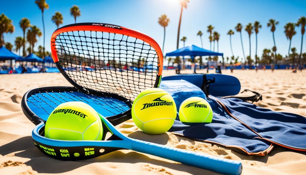 Equipamento de beach tennis nos EUA