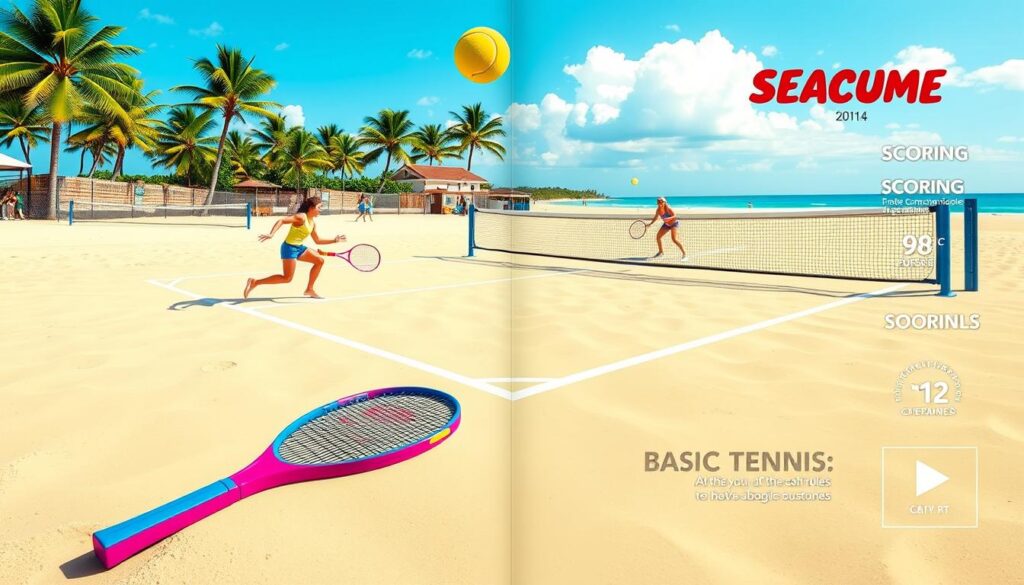 regras do beach tennis