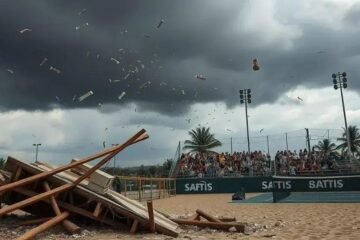 Tragédia em Ribeirão Preto: Estrutura de Torneio de Beach Tennis Cai